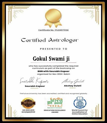 Astrologer Gokul Swami Ji